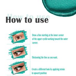 ForSure Set of 6 Sparkle Shine Glitter Liquid Eyeliners 7 ml Each - 01, 03, 04, 06, 07, 08 image 3