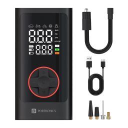 Portronics vayu 7.0 portable tyre inflator-0