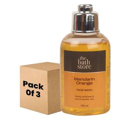 The Bath Store Mandarin Orange Set Of 3 Face Wash For Deep Cleansing - 100ml Each-9