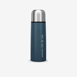 0.4 L Stainless Steel Isothermal Flask with Cup for Hiking - Blue-image-32