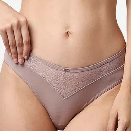 Soie Women Mid Rise Medium Coverage Lacy Brief Panty-13
