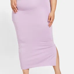 Curves By ZeroKaata Plus Size Solid Seamless Saree Shapewear with Side Drawstring-43