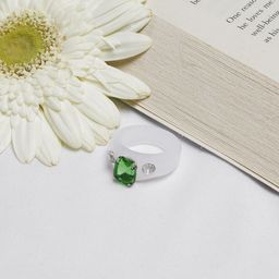 BEWITCHED White & Green Rhinestone-Studded Finger Ring-image-25