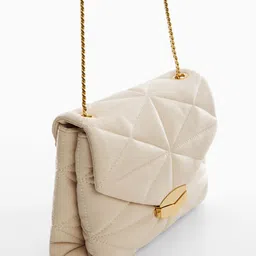 MANGO Structured Sling Bag with Quilting image 2