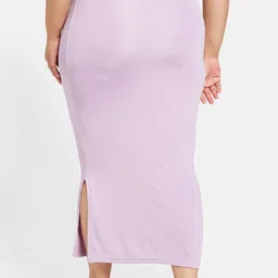 Curves By ZeroKaata Plus Size Solid Seamless Saree Shapewear with Side Drawstring image 2