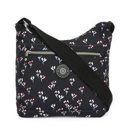 BAOMI Black Floral Printed Structured Sling Bag-48