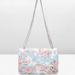 Lino Perros Floral Printed Structured Sling Bag-30