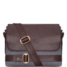 THE CLOWNFISH Textured Structured Sling Bag-43