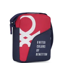 United Colors of Benetton Unisex Printed Structured Sling Bag image 3