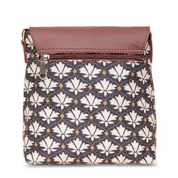 ZOUK Floral Printed Structured Sling Bag image 4