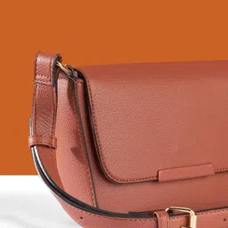 Accessorize Textured Structured Sling Bag image 5