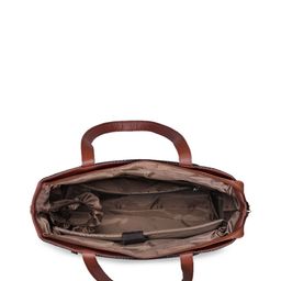 ZOUK Floral Printed Jute Structured Shoulder Bag image 5