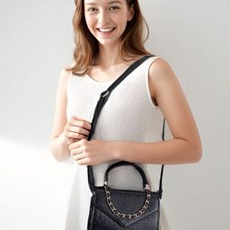 Toteteca Textured Structured Sling Bag-48