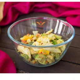 Femora Transparent Borosilicate Glass Mixing Bowl-55