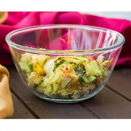 Femora Transparent Borosilicate Glass Mixing Bowl-13