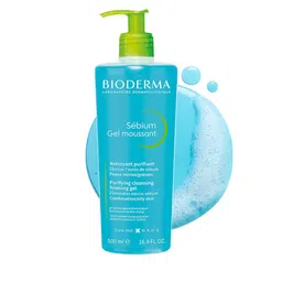 BIODERMA Sebium Gel Moussant Purifying Cleansing Foaming Gel 500ml-20