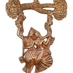 apka mart Brown Radha Krishna Wall Hangings-39
