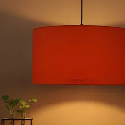 BTR CRAFTS Orange Spherical Ceiling Lamp-image-58