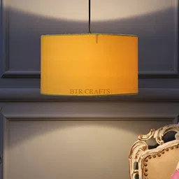 BTR CRAFTS Yellow Contemporary Spherical Ceiling Lamp-13