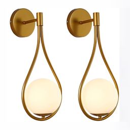 Areezo Gold-Toned Textured Ceiling Lamp-13