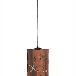 Gojeeva Brown and White Wooden 10 Watts Rectangular Contemporary Ceiling Lamp image 5