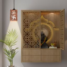 Gojeeva Brown & White Textured Contemporary Ceiling Lamp-30