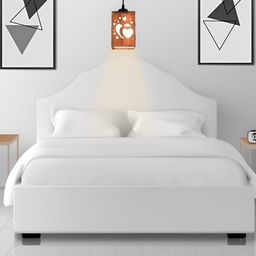 Gojeeva Brown Rectangle Textured Wooden Contemporary Ceiling Lamp-62