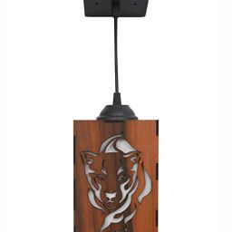 Gojeeva Brown 2 Pieces Textured Ceiling Lamp With Adjustable Cord image 3