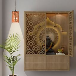 Gojeeva Brown 4 Piece Traditional Ceiling Lamp-51
