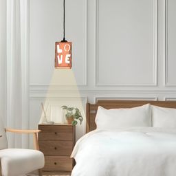 Gojeeva Brown and White 2 Pieces Wooden 10 Watts Rectangular Contemporary Ceiling Lamps-7