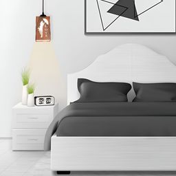 Gojeeva Brown and White 4 Pcs Wooden 10 Watts Rectangular Contemporary Ceiling Lamps-33