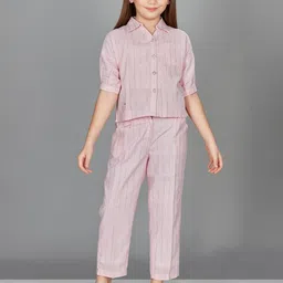 Peppermint Girls Shirt with Trousers-image-46
