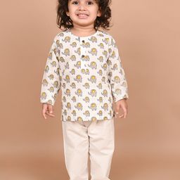 LIL PITAARA Kids Conversational Printed Pure Cotton Night Suit-image-82