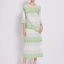 JC Collection Geometric Printed Top With Skirt Co-Ords Set-picture-27
