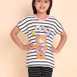 YK Girls Printed T-shirt With Shorts-picture-26