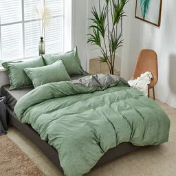 JC HOME Set of 3 Green Bedding Set-24