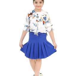 BAESD Girls Printed Top With Skirt-image-85