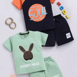 Toonyport Boys Pack Of 2 Printed T-shirts with Shorts-picture-13