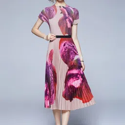 JC Collection Women Purple & Red Printed Co-ords-image-37