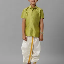 Ramraj Boys Ethnic Shirt With Dhoti Pants-34