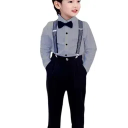 BAESD Boys Shirt Collar Shirt with Trouser-52