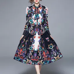 JC Collection Printed Shirt with Skirt-picture-18
