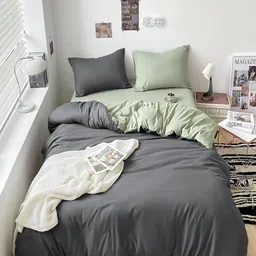 JC HOME Lime Green Bedding Set-image-65