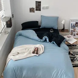 JC HOME Black 4 Pieces Bedding Set-25
