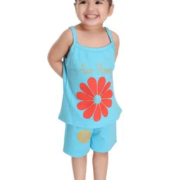 BAESD Girls Floral Printed Top With Shorts-image-49
