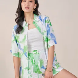 AND Printed Three Piece Co-Ords Set-42