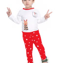 BAESD Boys Printed T-shirt with Trousers-image-78