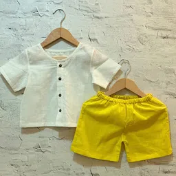 BAESD Infants Pure Cotton Shirt with Shorts-4