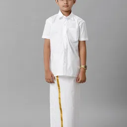 Ramraj Boys Shirt and Dhoti Set-picture-47