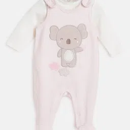 Chicco Infant Girls Applique Detail Sleepsuit with Bodysuit-image-84